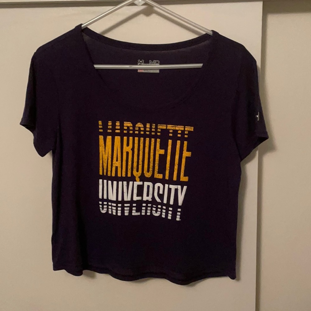 Under Armour Marquette University Cropped T-shirt